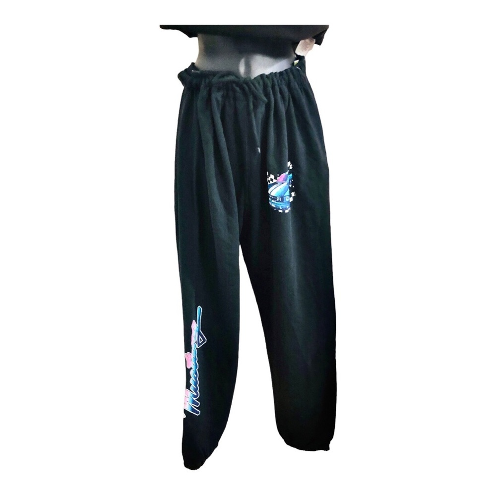 Ford Mustang official licensed graphic print classic black sweatpants size XL